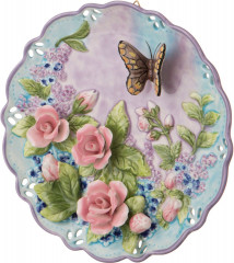 Тарелка настенная декоративная «Бабочка», 20 см - Фото 2