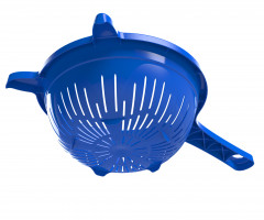 Дуршлаг с ручкой (диаметр 19 см) - Фото 2