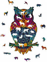 Пазл фигурный «Сова» - Фото 3