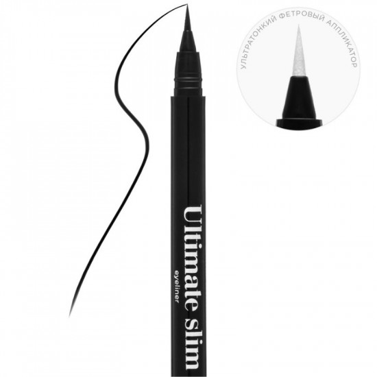 Подводка-фломастер для макияжа глаз «Ultimate slim», оттенок 01 Black
