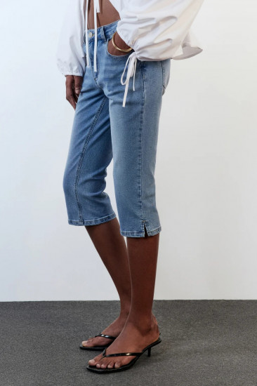 Капри джинсовые женские