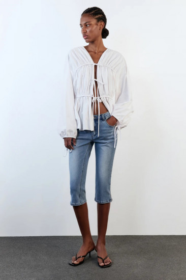 Капри джинсовые женские