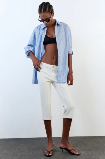 Капри джинсовые женские