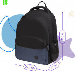 Рюкзак «Black-grey» - Фото 2