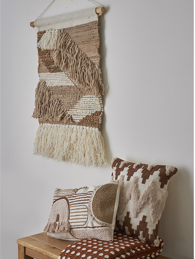 Чехол на подушку «Beige geometry» | Ethnic | Tkano | Фото 7
