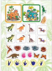 Блокнот с наклейками «Динозавры» - Фото 4