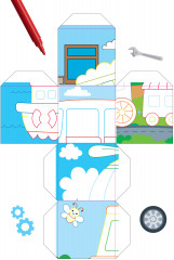 Пазлы из кубиков «Транспорт» - Фото 8