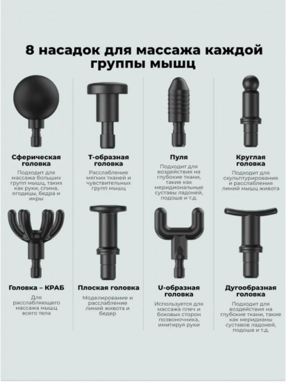 Массажер ручной для тела перкуссионный