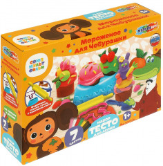 Набор с тестом для лепки и формочками «Мороженое для Чебурашки» - Фото 5