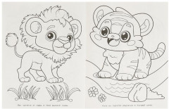 Раскраска «Пушистые друзья» - Фото 3