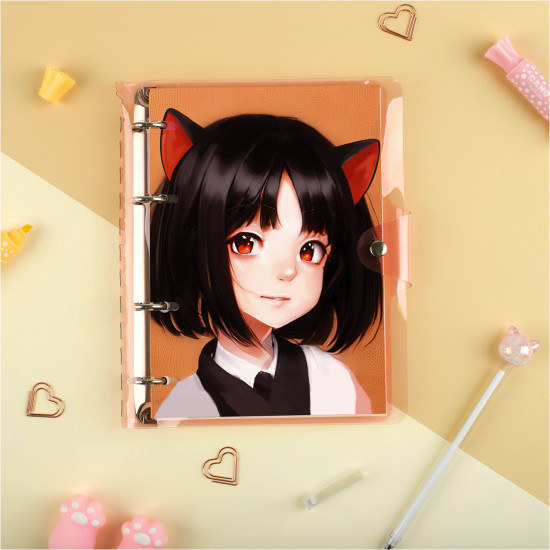 Тетрадь на кольцах «Neko»