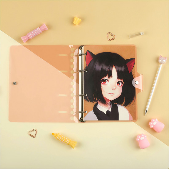 Тетрадь на кольцах «Neko»