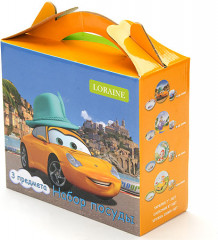 Набор детский «Тачки» (3 предмета) - Фото 1