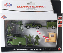 Игровой набор военной техники, 7 предметов - Фото 1