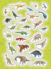 100 наклеек. Динозавры. Стикерляндия - Фото 1