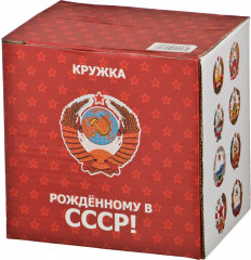 Заварочная кружка с ложкой «СССР» (300 мл) - Фото 1