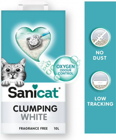 Наполнитель комкующийся без аромата «Clumping White»