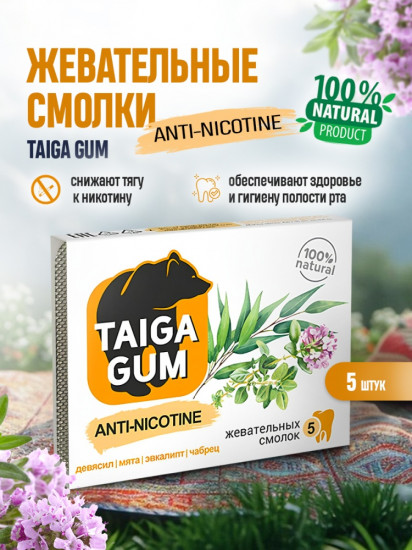 Смолка жевательная «Anti-Nicotine»