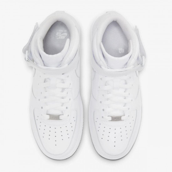 Кроссовки Air Force 1 Mid Le GS White