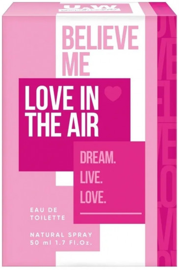 Туалетная вода «Believe me Love in the air»