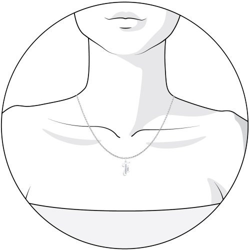 Подвеска «Буква Г» из серебра с фианитами