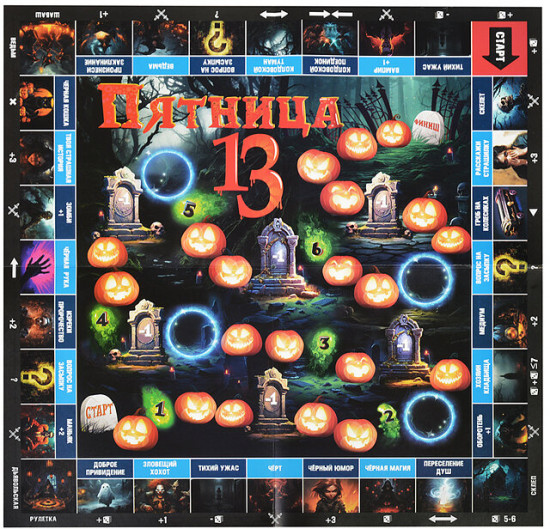 Игра настольная «Пятница 13. Правда или действие»