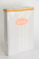 Простыня махровая «Karna» (1,5 спальная, 160x220), цвет бежевый - Фото 2