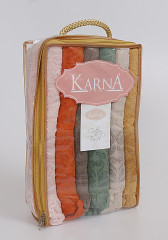 Салфетки махровые «KARNA» (хлопок, 40x60 см - 6 шт) - Фото 2