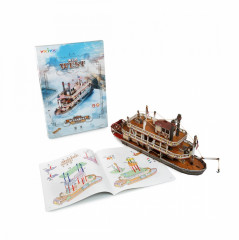 Сборная модель из картона «Пароход» - Фото 4