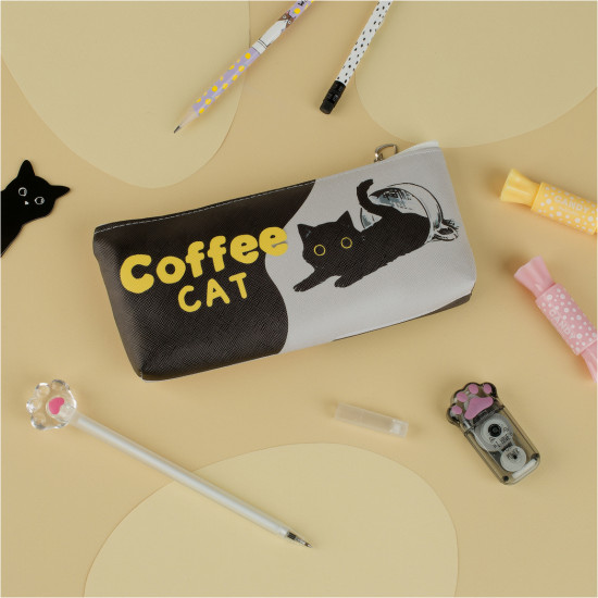 Пенал мягкий «Coffee cat»