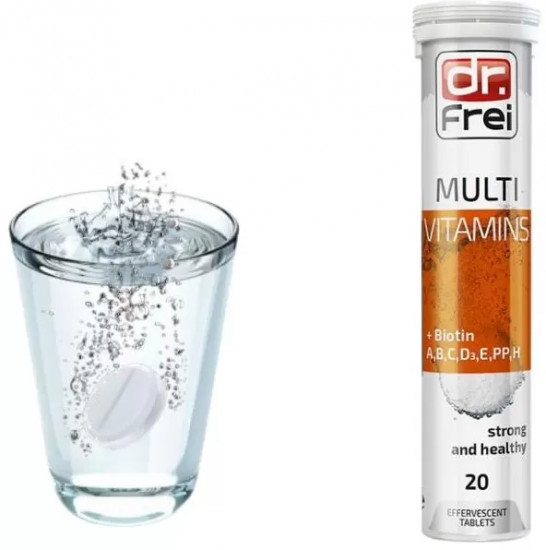Витамины шипучие «Multivitamins + Biotin № 20»