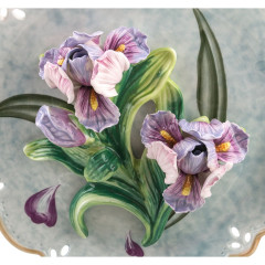 Тарелка декоративная «Ирис» (диаметр 20 см) - Фото 2