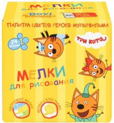 Набор мелков цветных «Три кота» - Фото 1