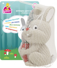 Игрушка для купания «Зайчик-пищалка» (12 см) - Фото 2
