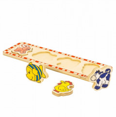 Пазл деревянный (30х9 см) - Фото 1