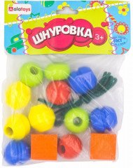 Шнуровка-бусы «Разные геометрические формы» - Фото 2