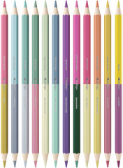 Набор цветных карандашей двусторонних - Фото 1