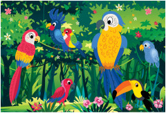 Пазл «Пернатая Африка» - Фото 1