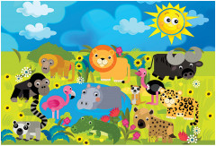 Пазл «Сафари-парк» - Фото 1