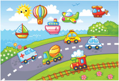 Пазл «Транспорт» - Фото 1