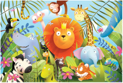 Пазл «Лев и его команда» - Фото 1