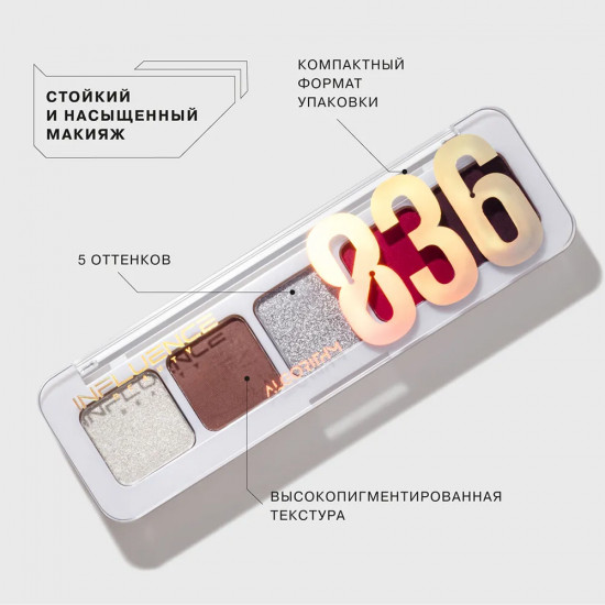 Палетка теней для век «Color Algorithm 836»,  оттенок 05