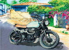 Пазл «Винтажный мотоцикл» - Фото 1