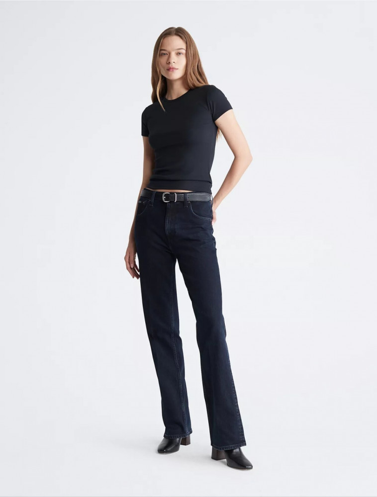 Футболка женская «Cotton Contour Rib» | Calvin Klein | Фото 1