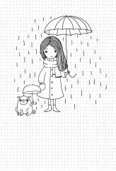 Счастье любит тишину. Блокнотик с песиками и девочками - Фото 2