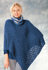 Модные пончо и накидки на каждый день. Вяжем спицами - Фото 4