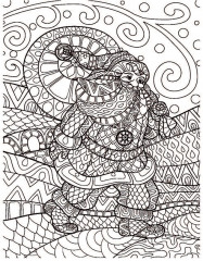 Поздравляем с праздниками! Открытки-раскраски. Набор из 16 открыток с узорами для раскрашивания - Фото 3