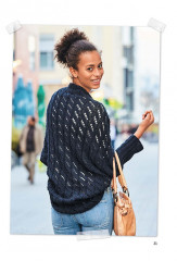 Объемные кардиганы: Модели over-size вяжем спицами - Фото 4