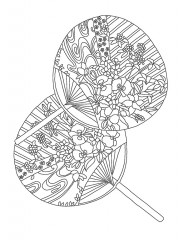 Рисунки мотивы в японском стиле. Раскрашивай и отдыхай - Фото 2