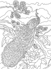 Рисунки мотивы в японском стиле. Раскрашивай и отдыхай - Фото 3